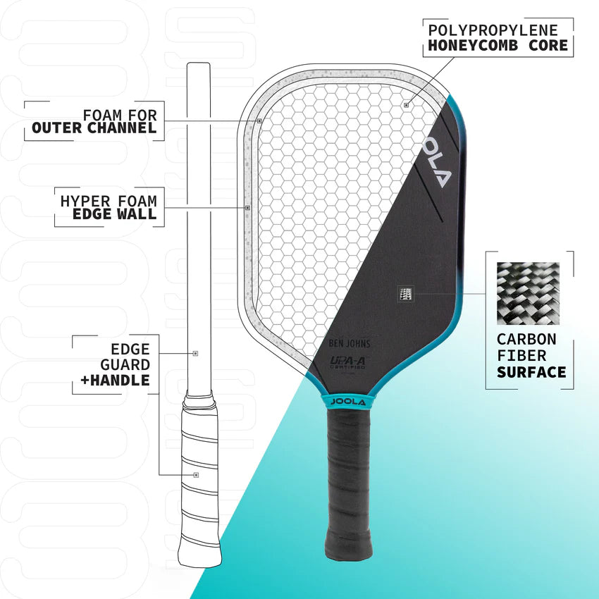 JOOLA - Ben Johns Perseus 3S 16mm Pickleball Paddle