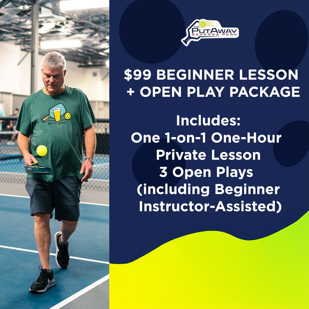 $99 Beginner Lesson + Open Play Package