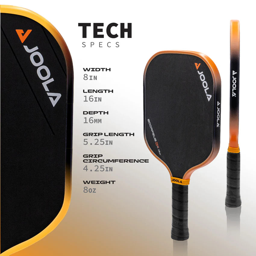 JOOLA - Collin Johns Scorpeus 3S 16mm Pickleball Paddle